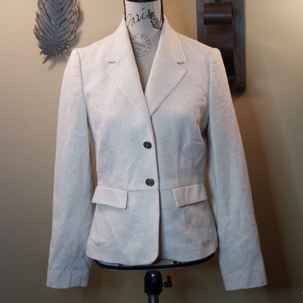 Old Navy Cream/Gold Blazer